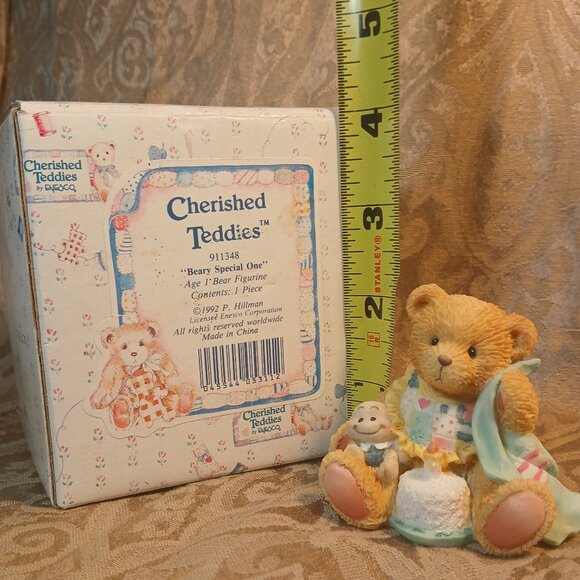 Cherished Teddies 1992 Age 1 "Beary Special One" Priscilla Hillman - Picture 3 of 3